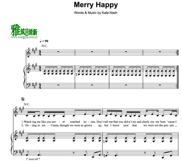 kate nash - Merry Happy   ٰ