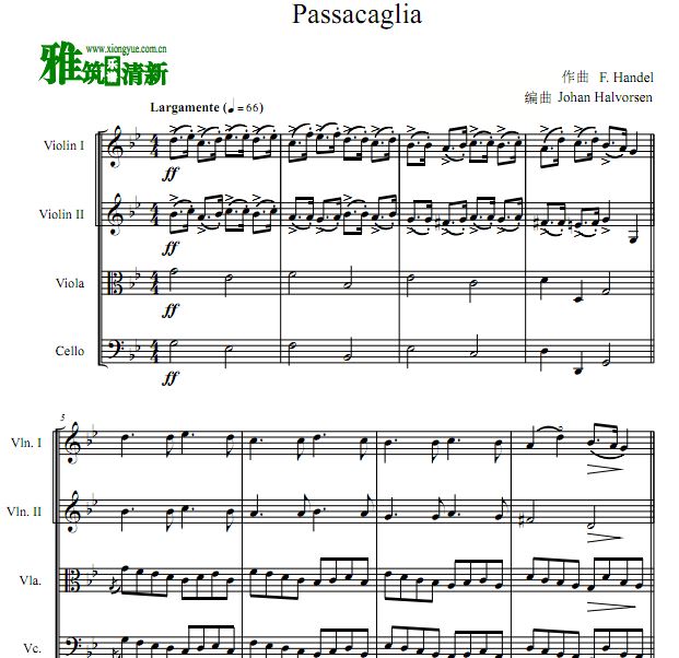 PassacagliaJohan Halvorsen 