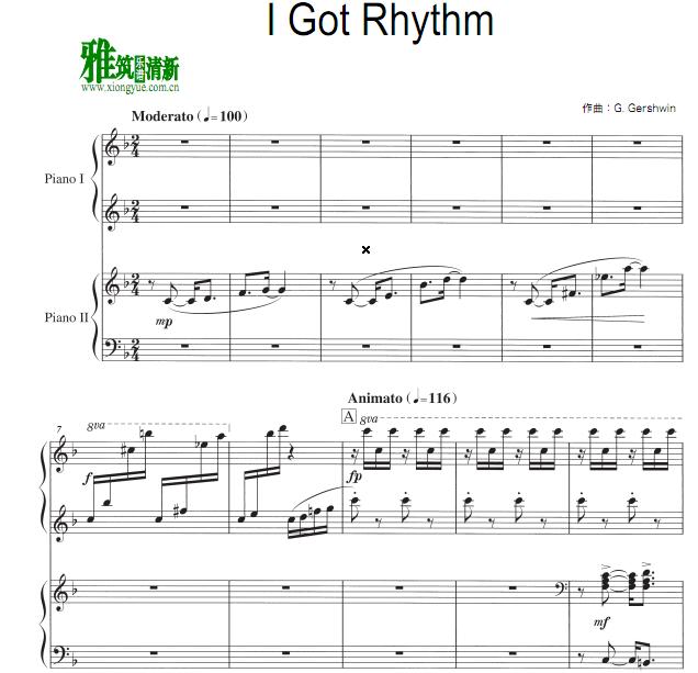 Gershwin - I Got Rhythm 