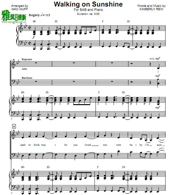 Walking on Sunshineϳٰ