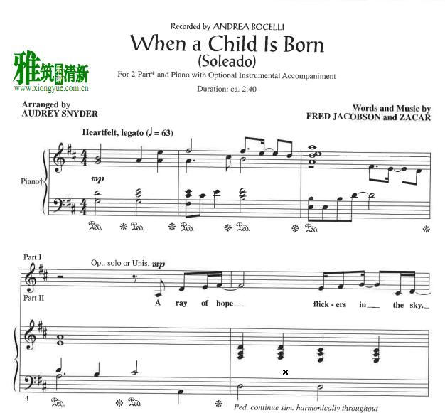 When a Child is Born�������ϳ����ٰ�����