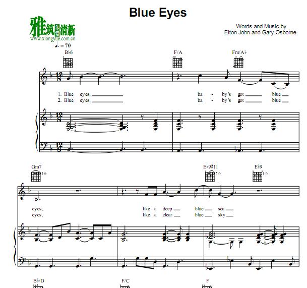 Elton John - Blue Eyes  ٰ