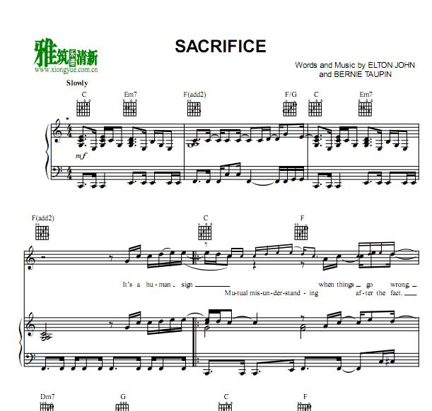 Elton John - Sacrifice