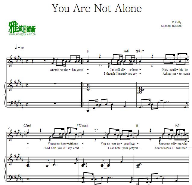 Michael Jackson - You Are Not Aloneٰ