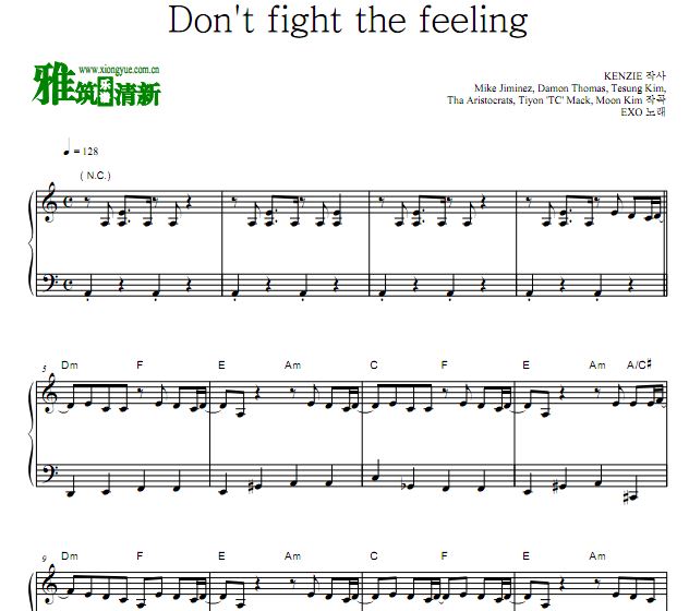 EXODon't fight the feeling