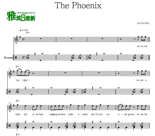 Fall Out Boy кֶӹ - The Phoenix 