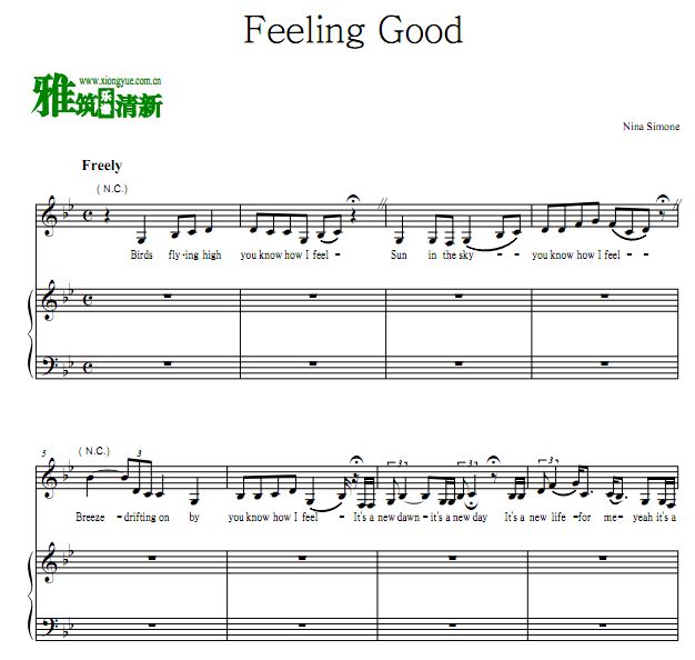 Nina Simone - Feeling Goodٰ 