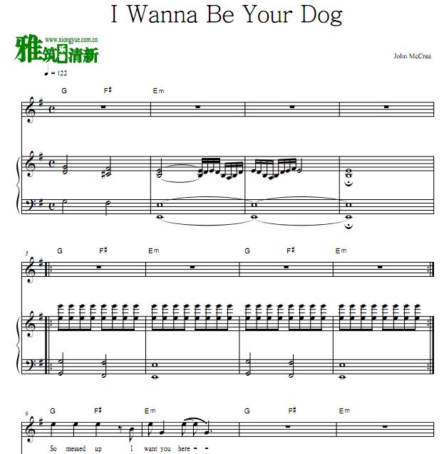 John McCrea - I Wanna Be Your Dog���ٰ����� ����