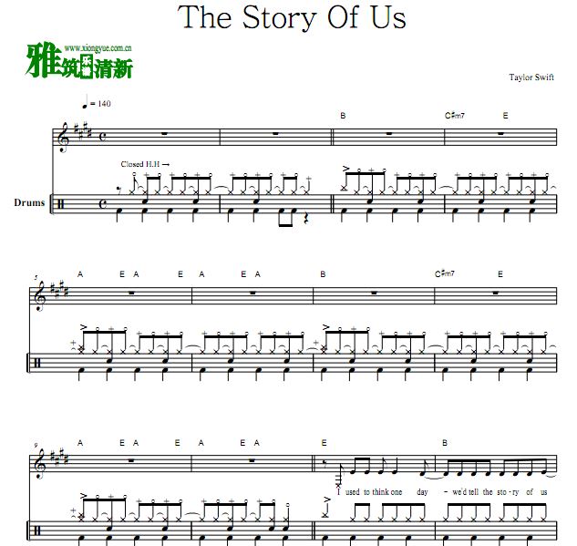 Taylor Swift - The Story Of Us 