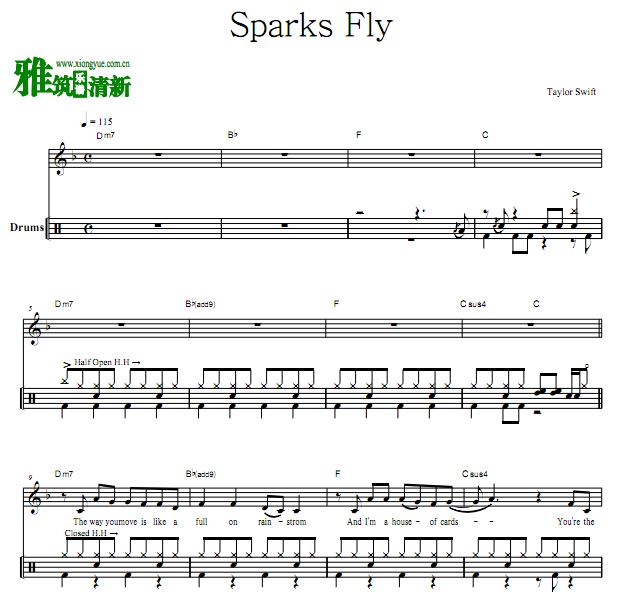 Taylor Swift - Sparks Fly 