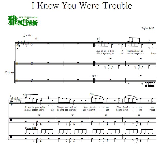 Taylor Swift - I Knew You Were Trouble