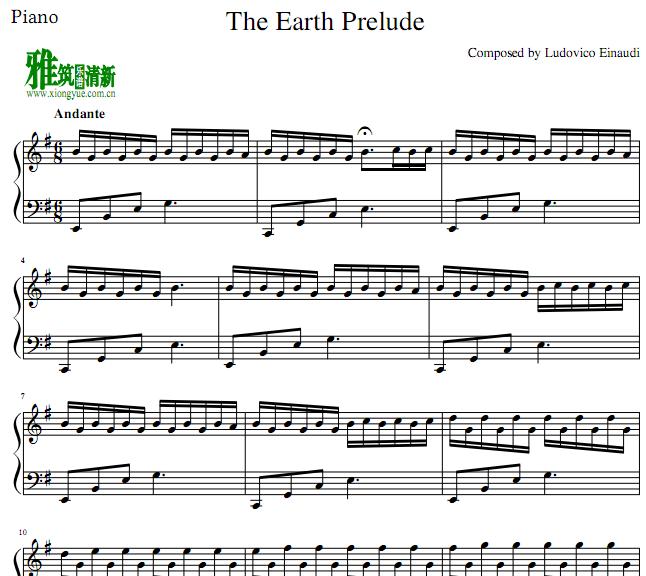 Ludovico Einaudi - The Earth Prelude