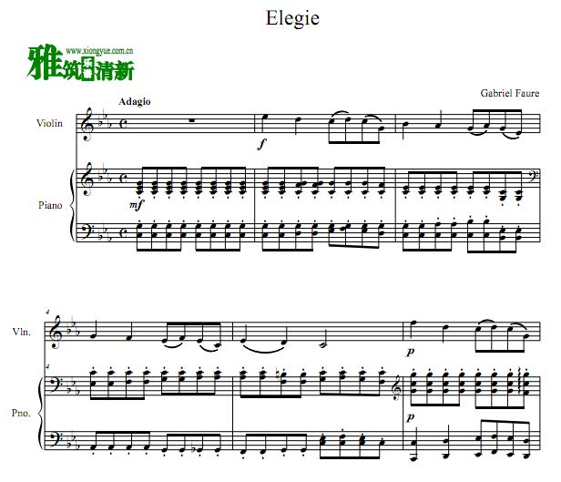 Elegie in C minor op.24  ױС