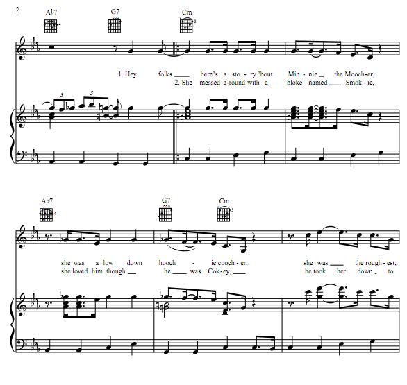 The Ho-De-Ho Song - Minnie the Moocher   ٰ