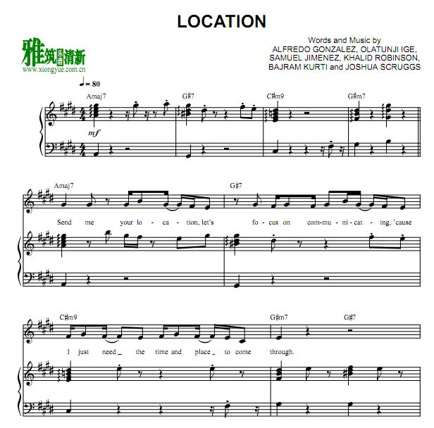 Khalid - Location   ٰ