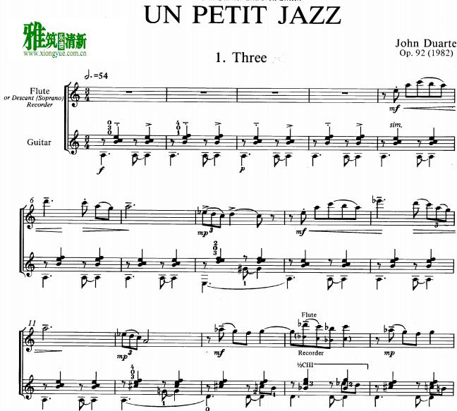 john duarte -  Un Petit JazzѼ
