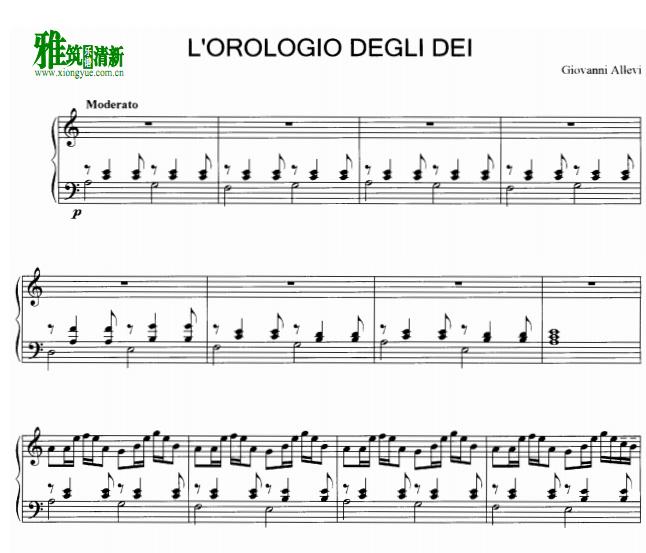 Giovanni Allevi - l'orologio degli dei