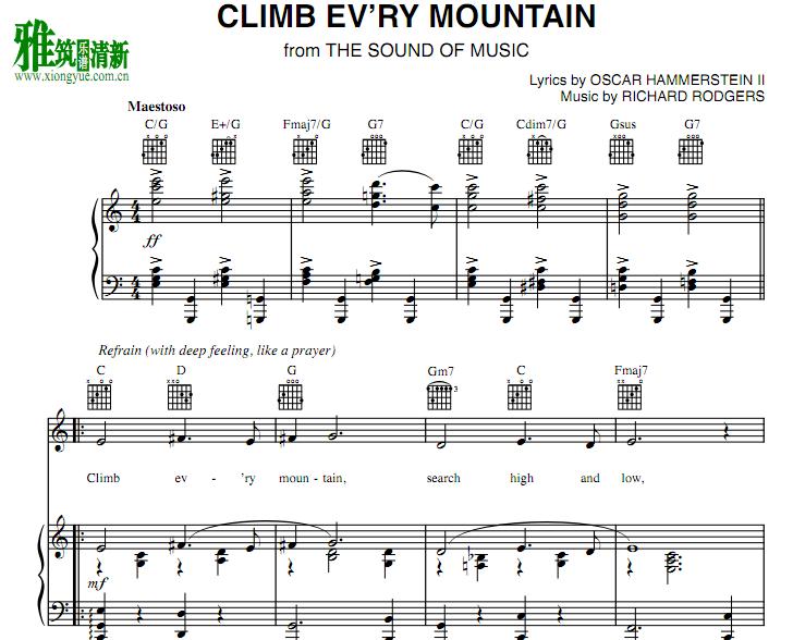 ֮ Climb Every Mountain c