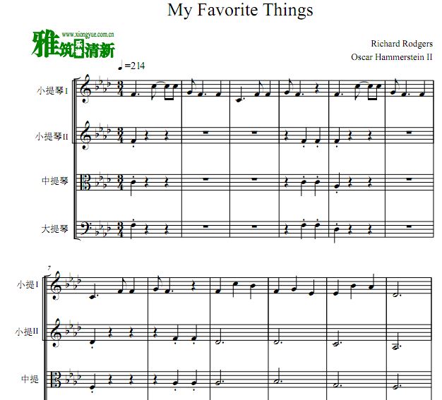 ֮ My Favorite Things 