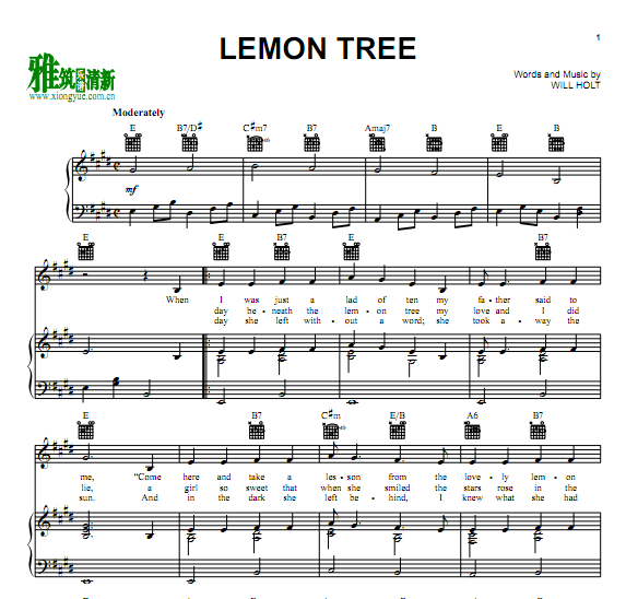 ˻԰ֶ Fool's Garden - Lemon Tree