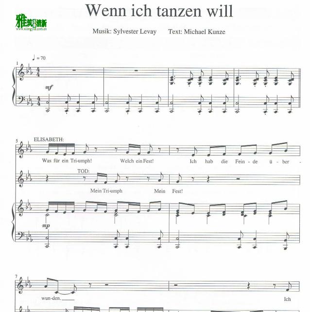 elisabeth - wenn ich tanzen will   ٰ