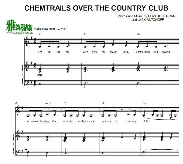 Lana Del Rey - Chemtrails Over the Country Club ٰ