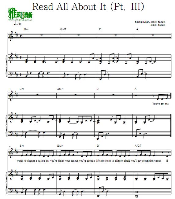 Emeli Sande-Read All About It (Pt. III)ٰ