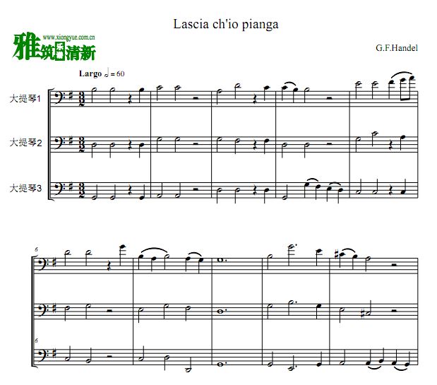 Lascia Chio Pianga ʹްɴ