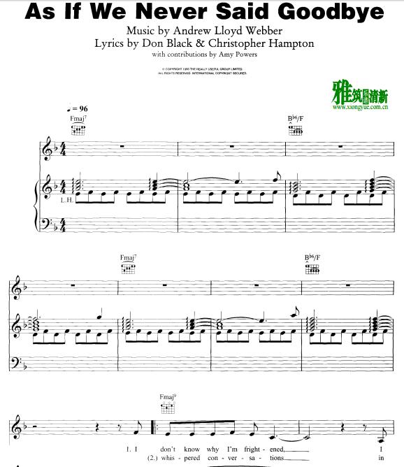 Barbra Streisand  - as if we never said goodbyeٰ