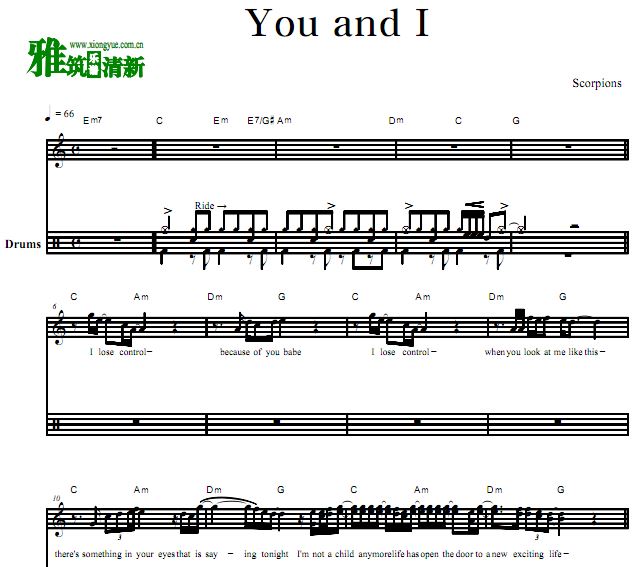 Ыֶ Scorpions - You And I 