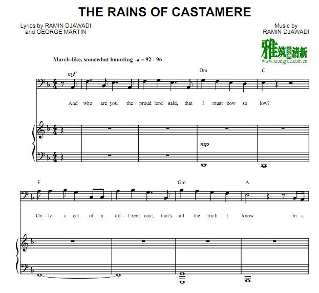 ˹÷꼾The Rains of Castamereٰ