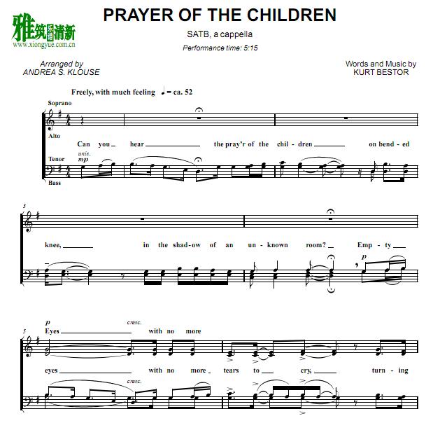 Prayer of the Children 