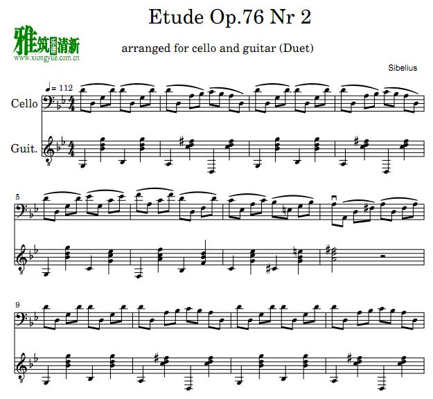˹ Etude Op.76 No.2 ٸٶ