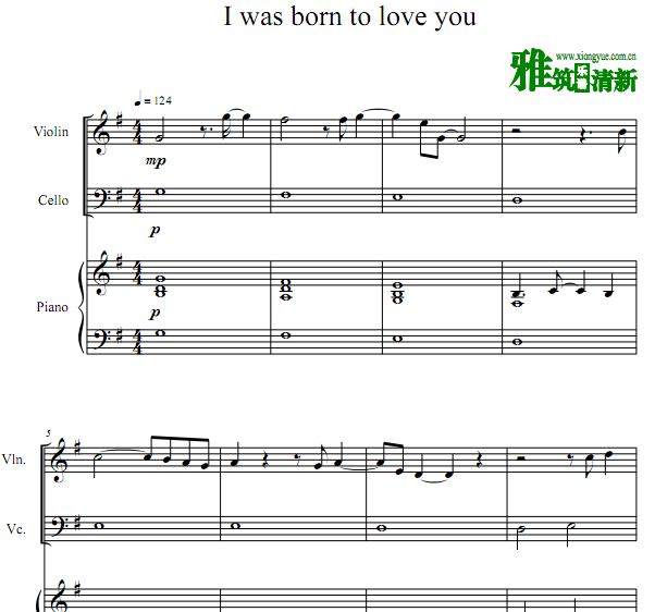 I Was Born To Love You Сٴٸ