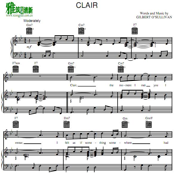 Gilbert O' Sullivan - Clair 