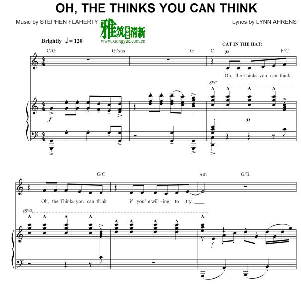 Seussical - Oh, The Thinks You Can Thinkٰ