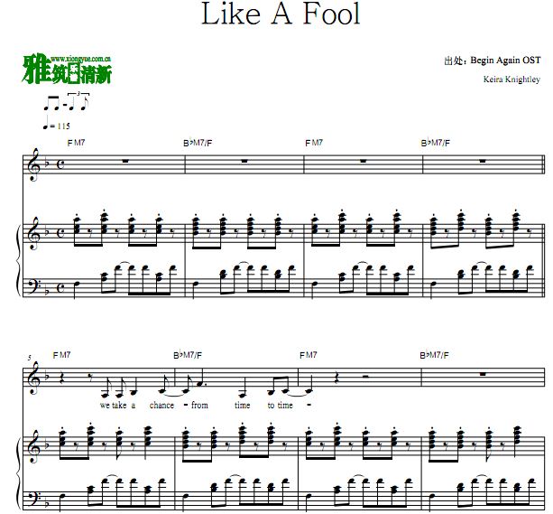 Keira Knightley - Like A Foolٰ