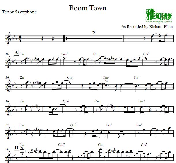 · Richard Elliot - Boom Town ˹Tenor