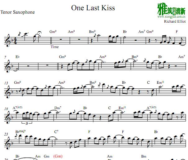 Richard Elliot · One Last Kiss˹ Tenor