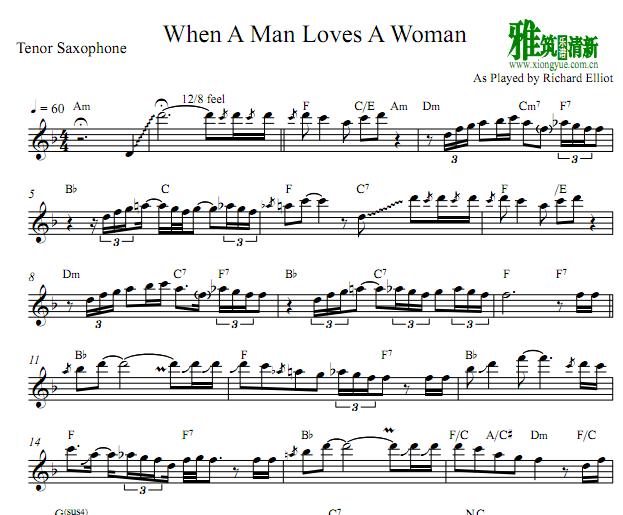 ·Richard Elliot - When A Man Loves A Woman ˹Tenor