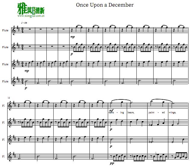 Once Upon a December