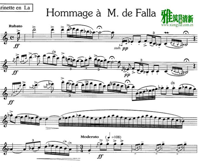¾· hommage a M.de Falla  ɹ