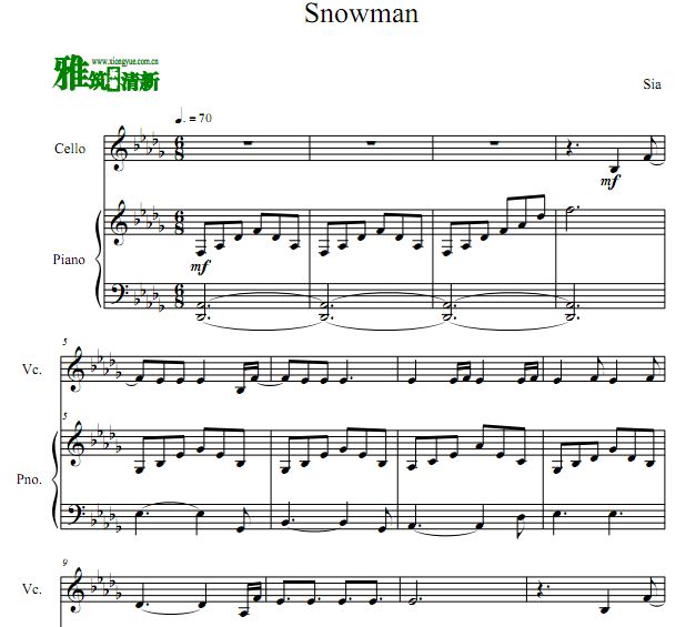 Sia - Snowman  ٰ