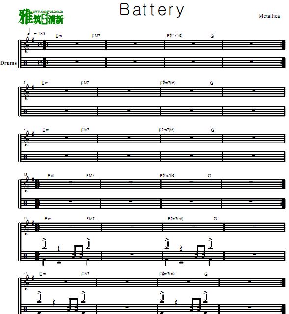 ؽֶMETALLICA  ԭ - Battery