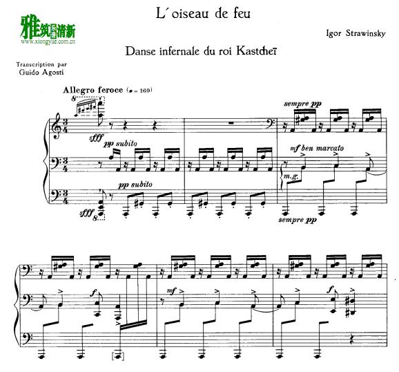 Stravinsky Agosti - The Firebird 