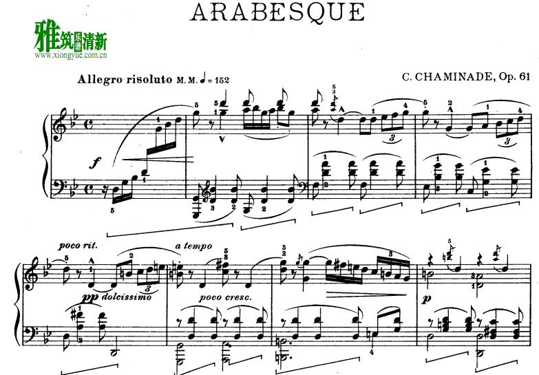 Cecile Chaminade - Arabesque No.1 Op.61
