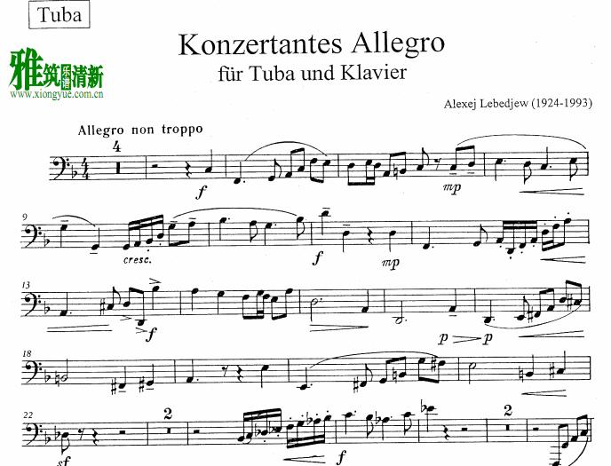 Alexej Lebedjew ֻ  пл·бܷ CONCERT ALLEGRO  