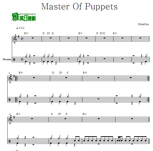 METALLICA ֶ Master of Puppets