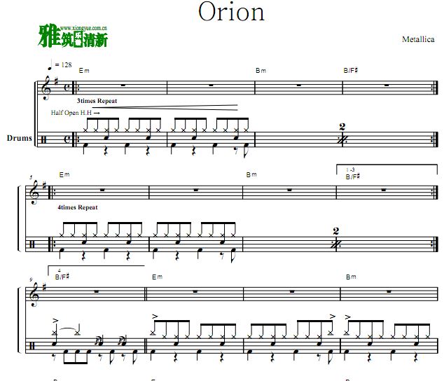 METALLICAֶ Orion