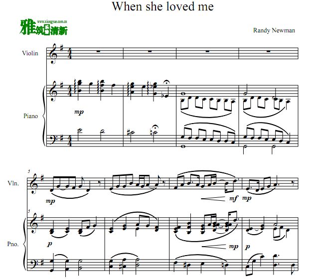 ܶԱ2 When She Loved Me С ٰ